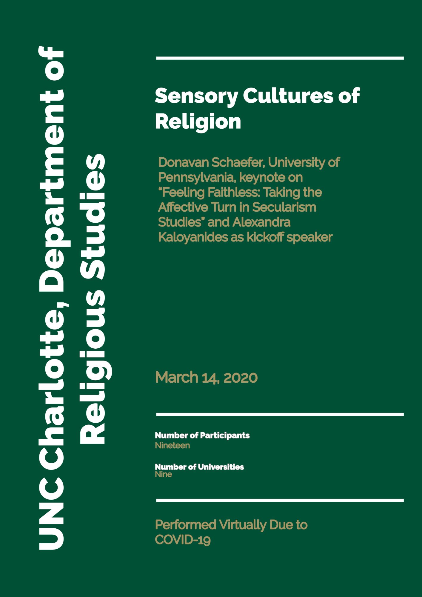Sensory Cultures of Religion