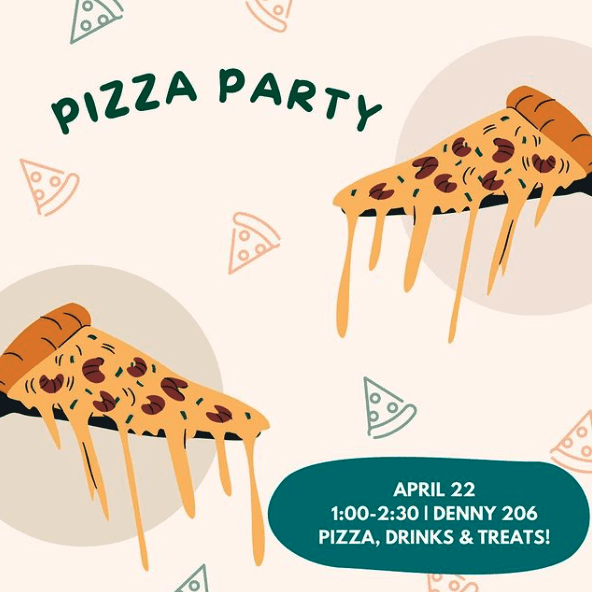 Pizza party publicity